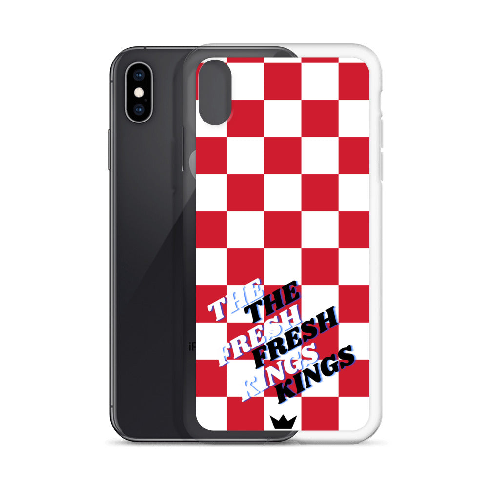 iDecoz Checkered Square iPhone Case iPhone x / iPhone Xs