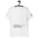 Let us not white T-Shirt - The Fresh Kings Apparel LLC